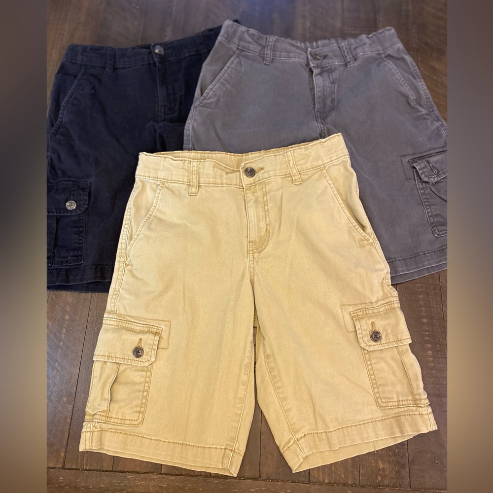 ARIZONA JEAN CO. Boys Shorts - Lot 3 Boys Cargo Shorts - Bundle
